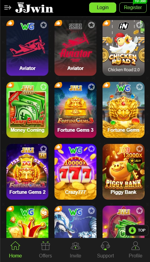 Top 10 Game in JJWIN